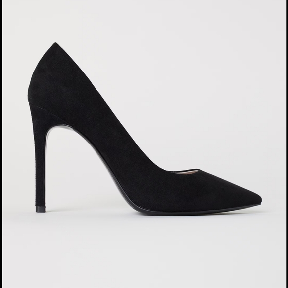 H&M Shoes - H&M Black Suede Heels
